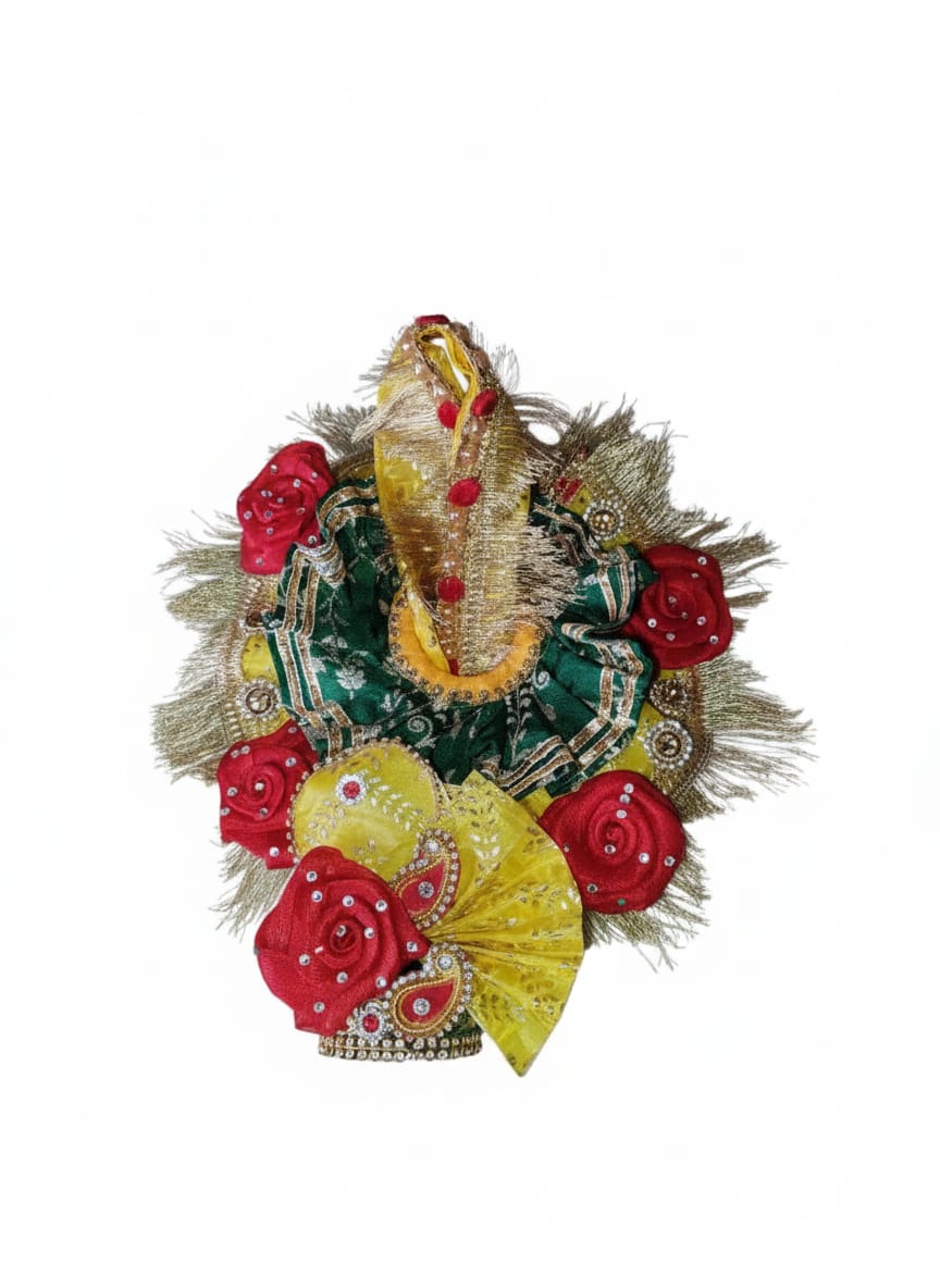 Designer Laddu Gopal Rose Dress